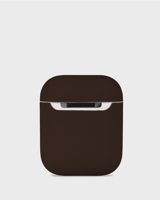 Bild 2, holdit AirPods 1/2 Skal Silikon Chocolate