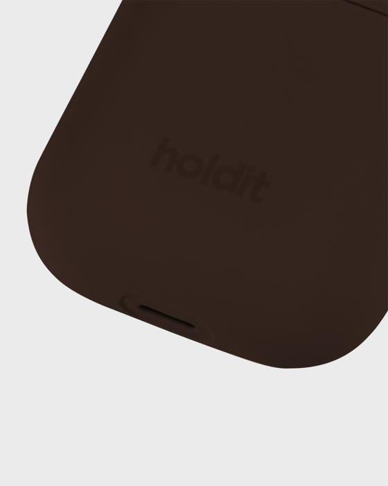 Bild 3, holdit AirPods 1/2 Skal Silikon Chocolate