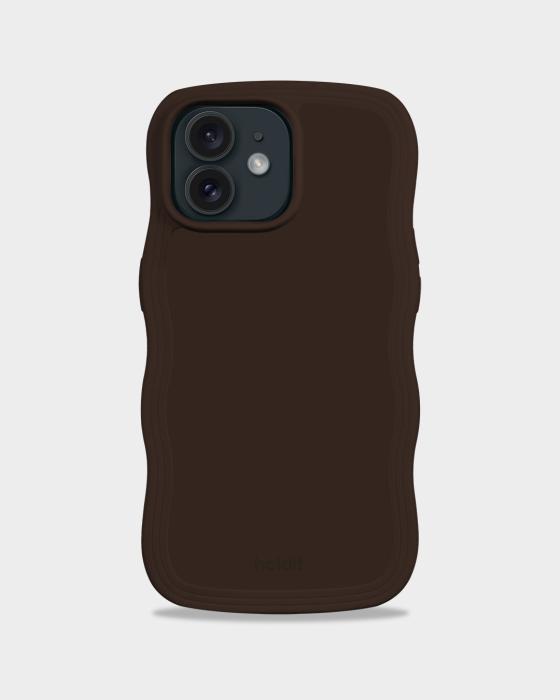 Bild 1, holdit iPhone 12 / 12 Pro Skal Wavy Chocolate