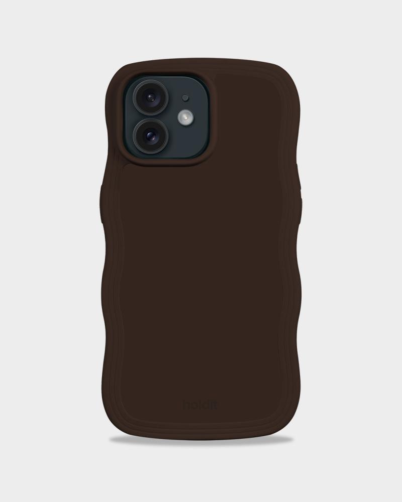 holdit iPhone 12 / 12 Pro Skal Wavy Chocolate