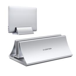 LENTION Universal Vertikal Aluminium Laptop Stativ Silver