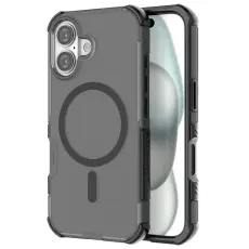 iPhone 16 Skal MagSafe Shockproof Hybrid Svart