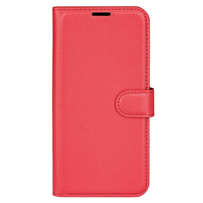 Bild 5, OnePlus Nord CE 3 Lite 5G Fodral Litchi Läder Röd