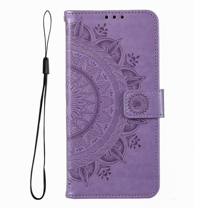 Bild 4, Xiaomi Redmi 15 Fodral Mandala Läder Lila