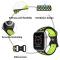 Sportarmband Dual-Color Apple Watch 41/40/38 mm (S/M) Svart/Gul