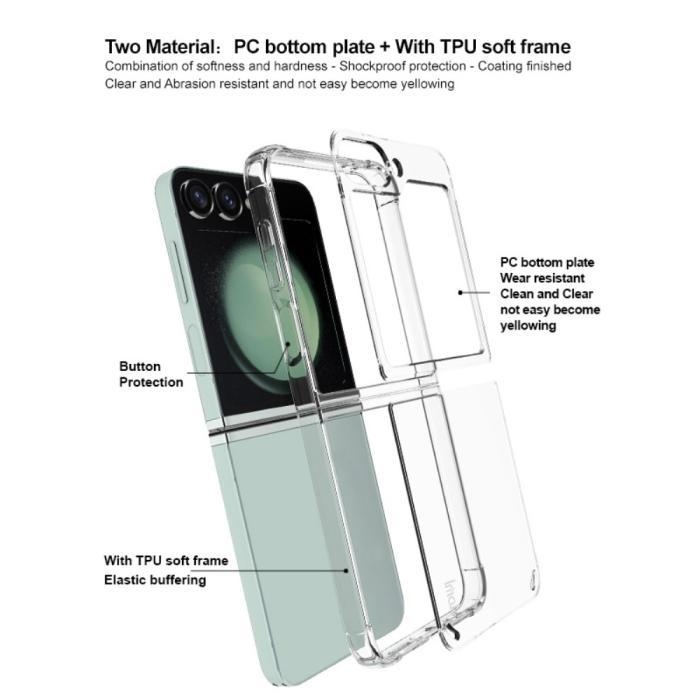 Bild 3, IMAK Samsung Galaxy Z Flip 6 / 7 FE Skal Transparent