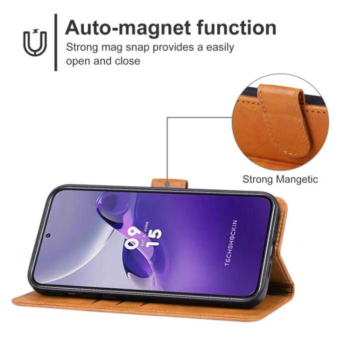 Bild 4, Samsung Galaxy A24 5G Fodral Läder Brun