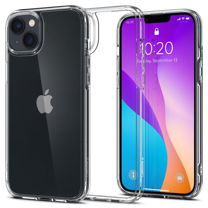 Bild 1, Spigen iPhone 14 Skal Ultra Hybrid Crystal Clear