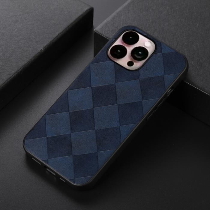 Bild 2, iPhone 14 Pro Max Skal Vävd Textur Blå