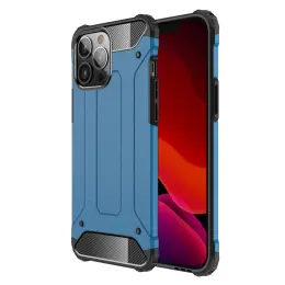 iPhone 13 Pro Max - Shockproof Armor Hybrid Skal - Blå