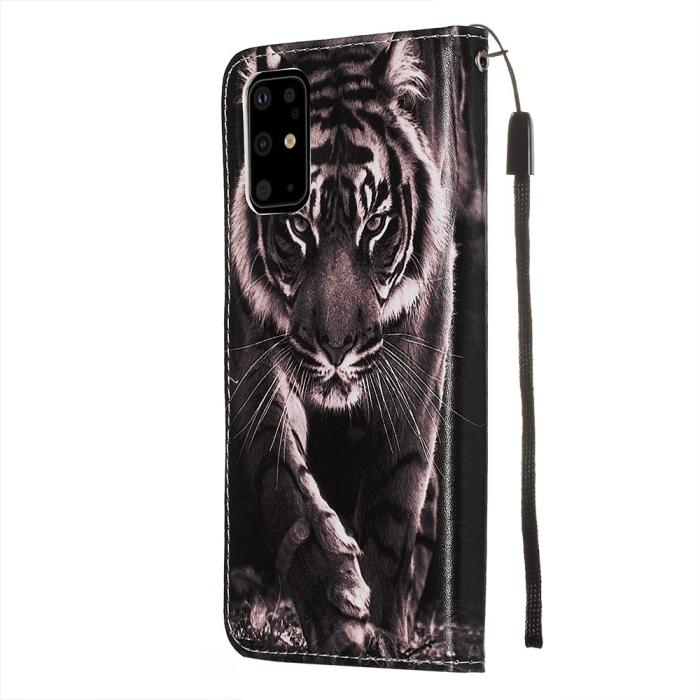 Bild 5, Samsung Galaxy S20 Plus - Plånboksfodral - Tiger