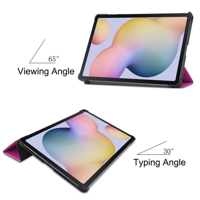 Bild 3, Samsung Galaxy Tab S7 / Tab S8 - Tri-Fold Fodral - Lila