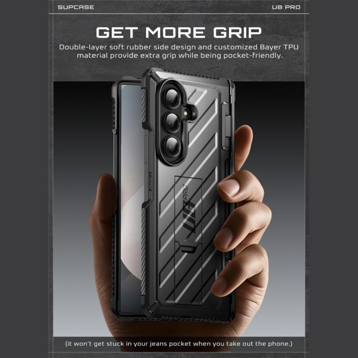 Bild 5, Supcase Samsung Galaxy Z Fold 7 Skal Unicorn Beetle Pro Svart