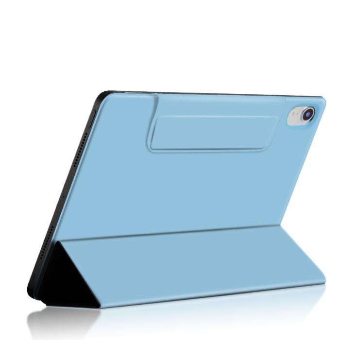 Bild 4, iPad Mini 2024/2021 2in1 Magnetiskt Tri-Fold Fodral Ljus Blå