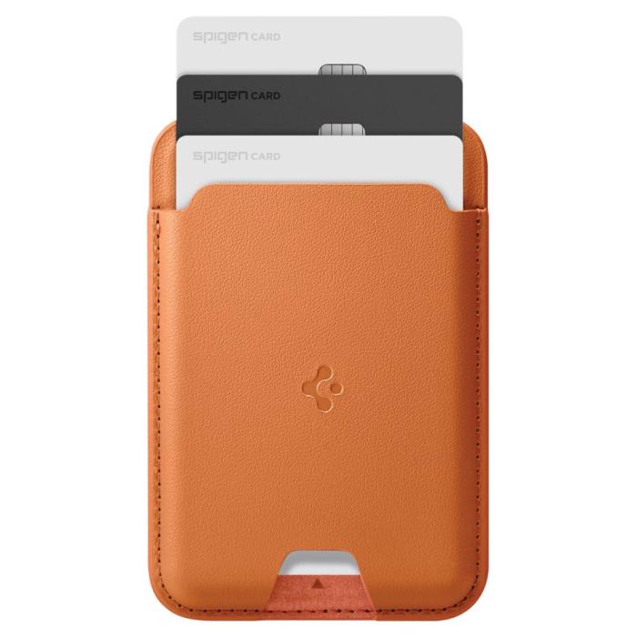 Bild 3, Spigen Magnetisk MagSafe Korthållare Valentinus Orange
