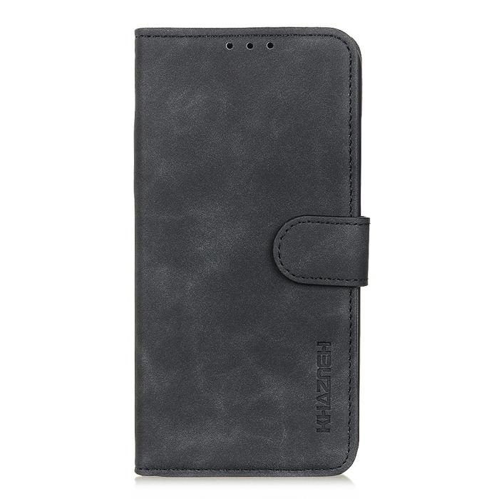 Bild 6, KHAZNEH Samsung Galaxy A37 5G Fodral Retro Läder Svart