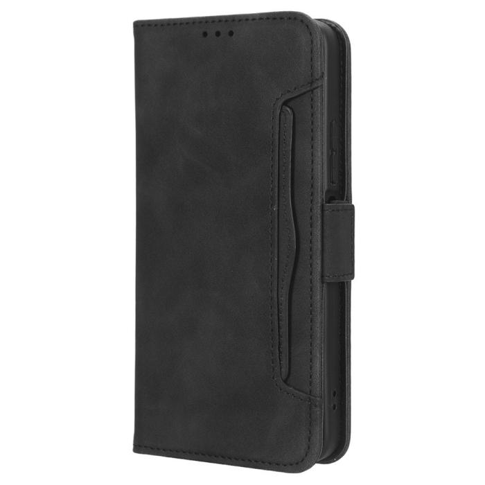 Bild 6, Xiaomi Redmi 12 5G/4G Fodral Med Avtagbart Kortfodral Svart
