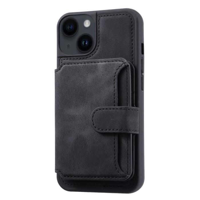 Bild 5, iPhone 15 Skal RFID Med Plånboksfunktion Svart