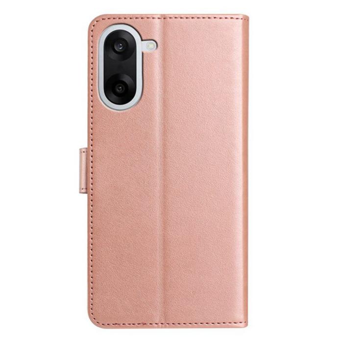 Bild 2, OnePlus Nord CE5 Fodral Läder Roséguld