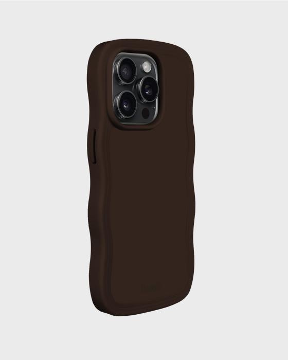 Bild 2, holdit iPhone 14 Pro Max Skal Wavy Chocolate