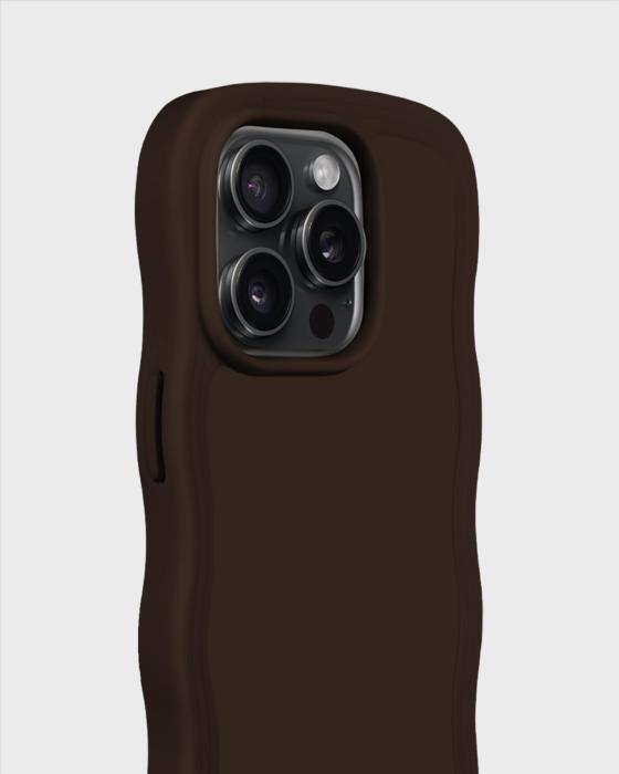 Bild 3, holdit iPhone 14 Pro Max Skal Wavy Chocolate