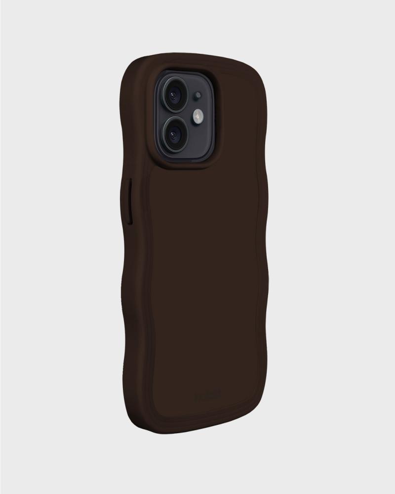 holdit iPhone 12 / 12 Pro Skal Wavy Chocolate