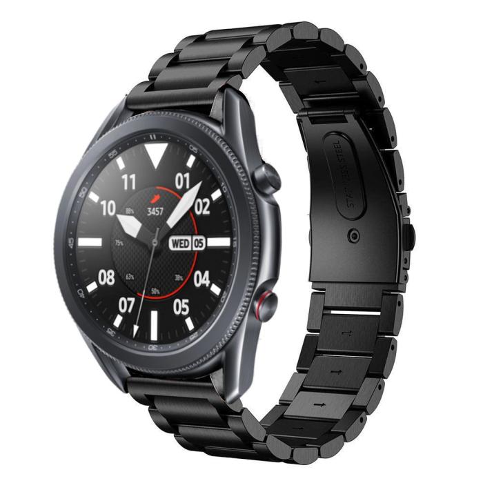 Bild 1, Tech-Protect Galaxy Watch 3 45mm Armband Stainless Svart