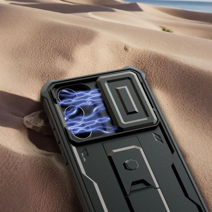 Bild 2, Tech-Protect Galaxy S25 FE Skal Kevlar Cam+ Svart