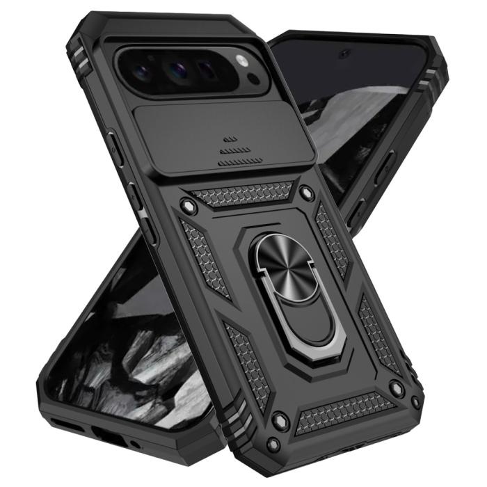 Bild 3, Google Pixel 9 Pro XL Skal CamShield Armor Ring Svart