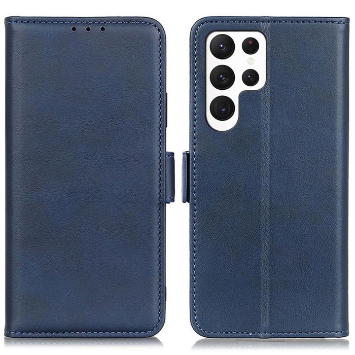 Bild 1, Samsung Galaxy S23 Ultra Fodral Magnetisk Stängning Blå