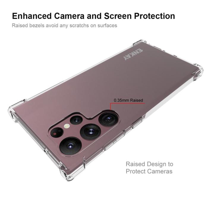 Bild 3, ENKAY Samsung Galaxy S23 Ultra Skal Shockproof TPU