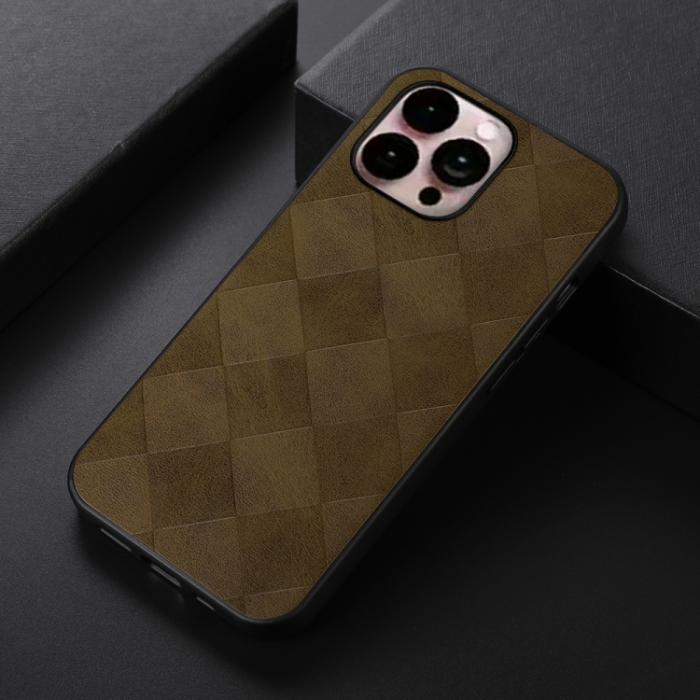 Bild 2, iPhone 14 Pro Max Skal Vävd Textur Grön