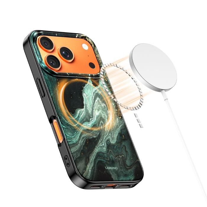 Bild 4, Tech-Protect iPhone 17 Pro Max Skal MagSafe Lamano Verde Aura