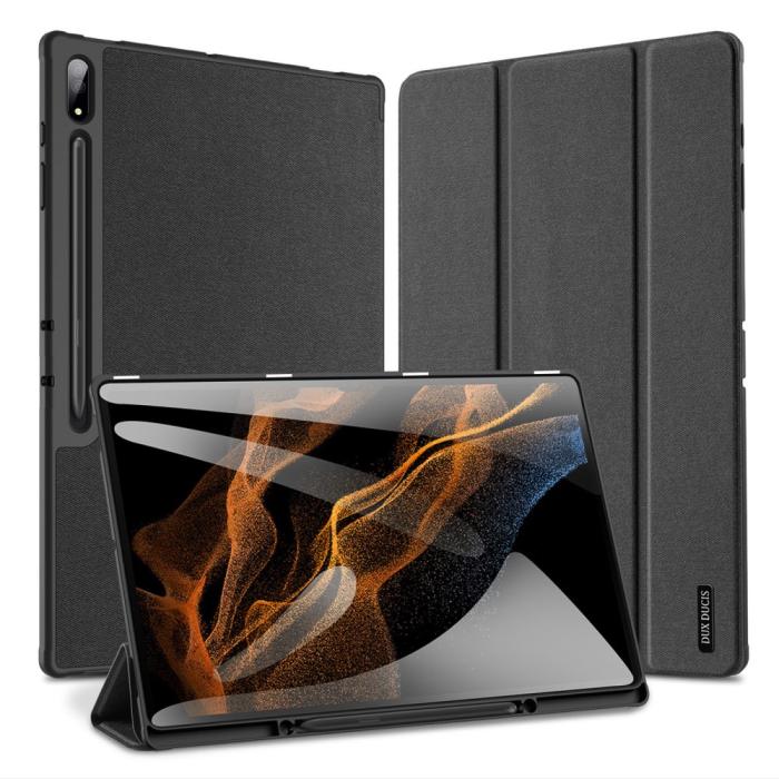 Bild 2, DUX DUCIS Galaxy Tab S9 Ultra DOMO Fodral Tri-Fold Svart