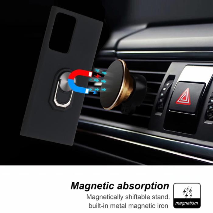 Bild 4, Samsung Galaxy Note 20 Ultra - Ring Skal - Svart