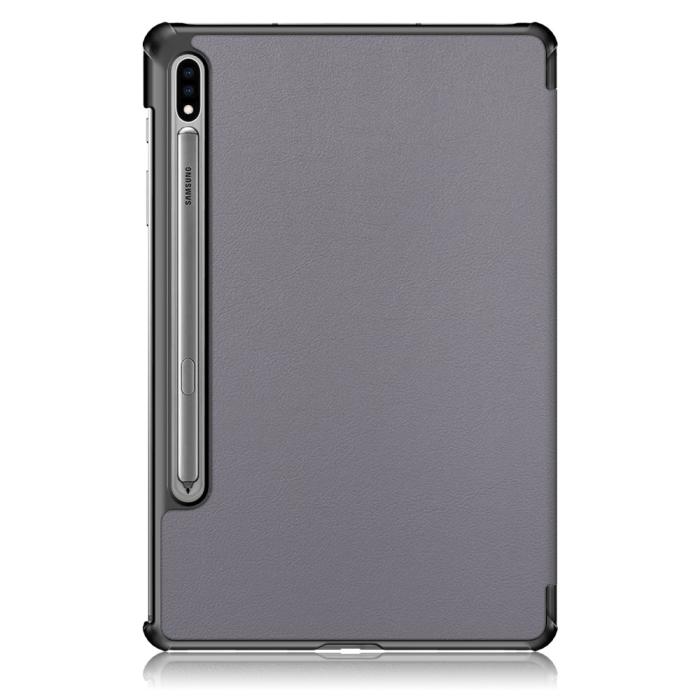 Bild 3, Samsung Galaxy Tab S7 / Tab S8 - Tri-Fold Fodral - Grå
