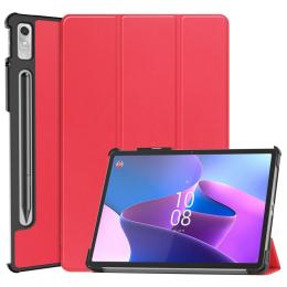 Lenovo Tab P11 Pro Gen 2 Fodral Tri-Fold Läder Röd