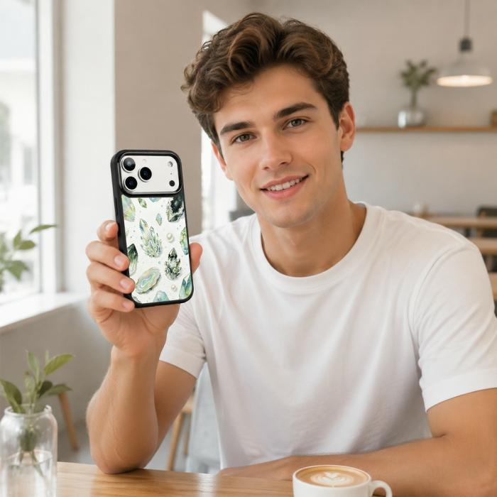 Bild 6, iPhone 18 Pro Max/17 Pro Max Skal MagSafe UV-Mönster Diamanter