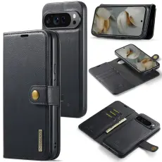 DG.MING Google Pixel 10 Pro XL 2in1 Magnet Fodral / Skal Svart