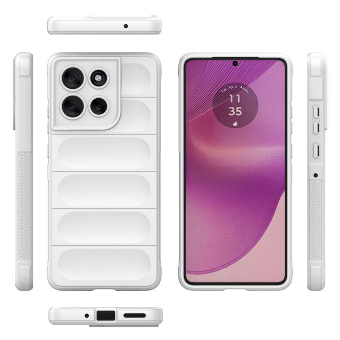 Bild 2, Motorola Moto G86 5G Skal Magic Shield Vit