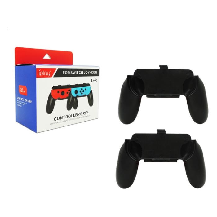 Bild 2, iPlay 2 st Nintendo Switch Joy-Con Grip Svart