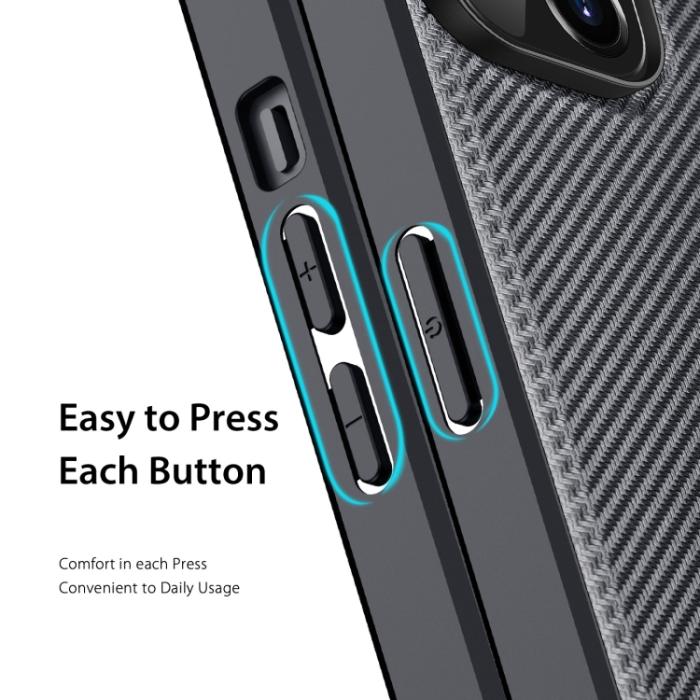 Bild 6, DUX DUCIS iPhone 14 Plus Skal FINO Nylon Svart