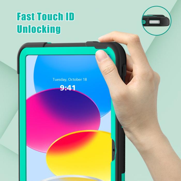 Bild 3, iPad 11 2025 / 10.9 2022 Shockproof Hybrid Skal Med Kickstand