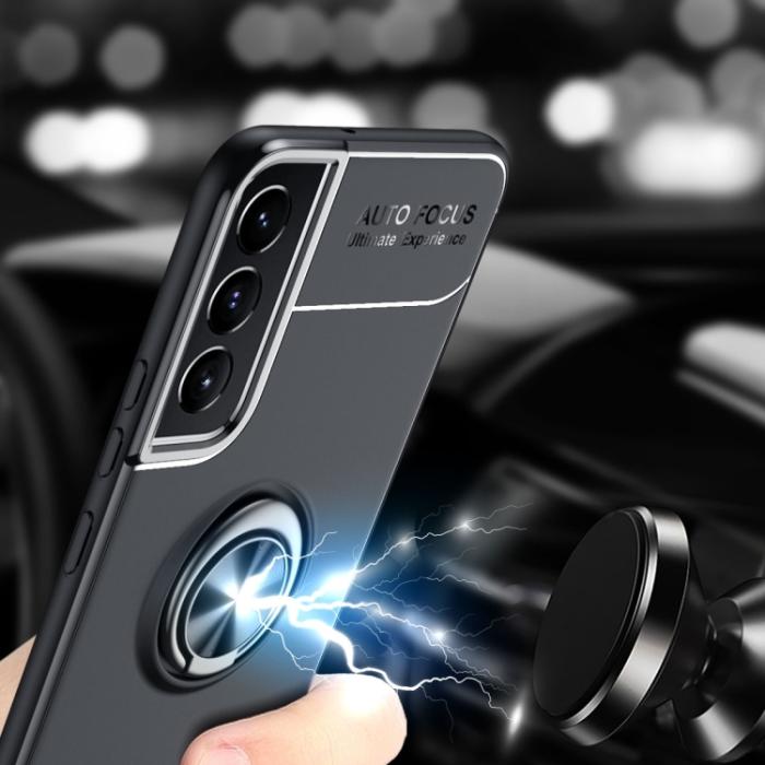 Bild 6, Samsung Galaxy S22 Skal Ring Svart/Blå