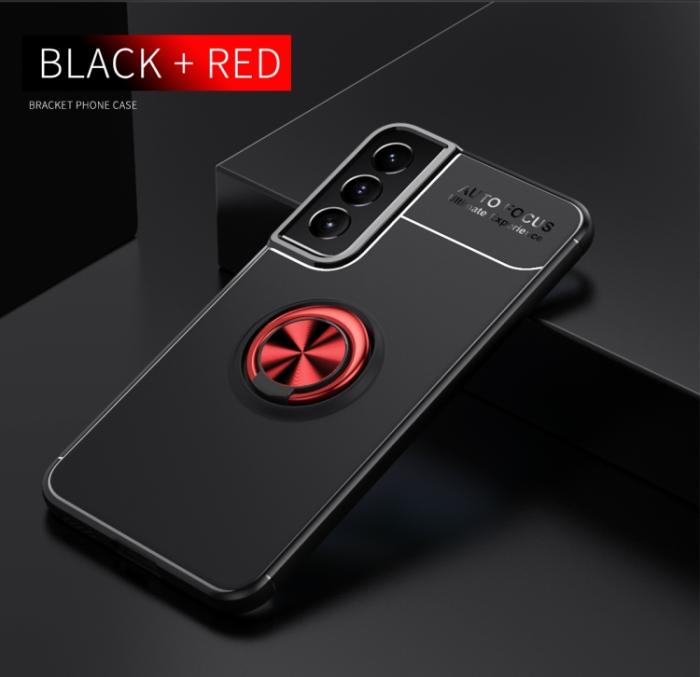 Bild 2, Samsung Galaxy S22 Skal Ring Svart/Röd
