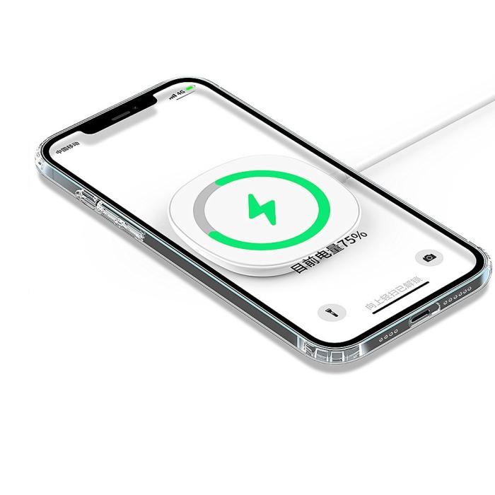 Bild 6, iPhone 15 Skal MagSafe Akryl/TPU Transparent