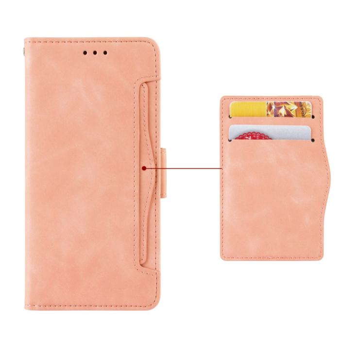 Bild 4, Xiaomi Redmi 12 5G/4G Fodral Med Avtagbart Kortfodral Rosa