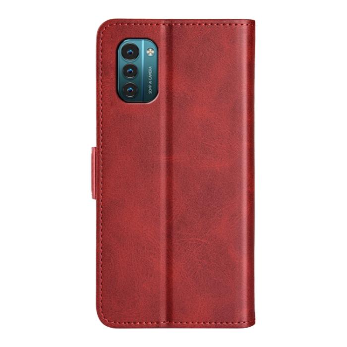 Bild 3, Nokia G11 / G21 Fodral Magnetisk Stängning Röd