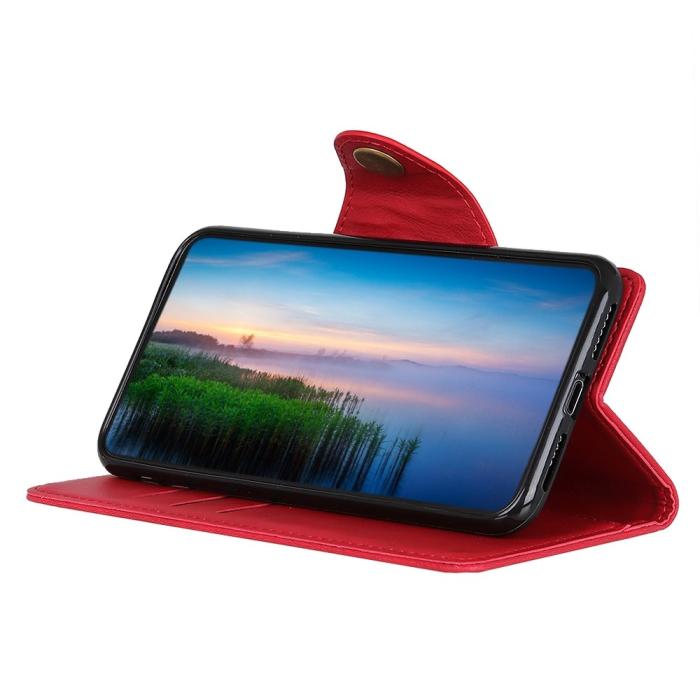 Bild 2, Samsung Galaxy S23 Plus Fodral Magnetisk Mässing Röd