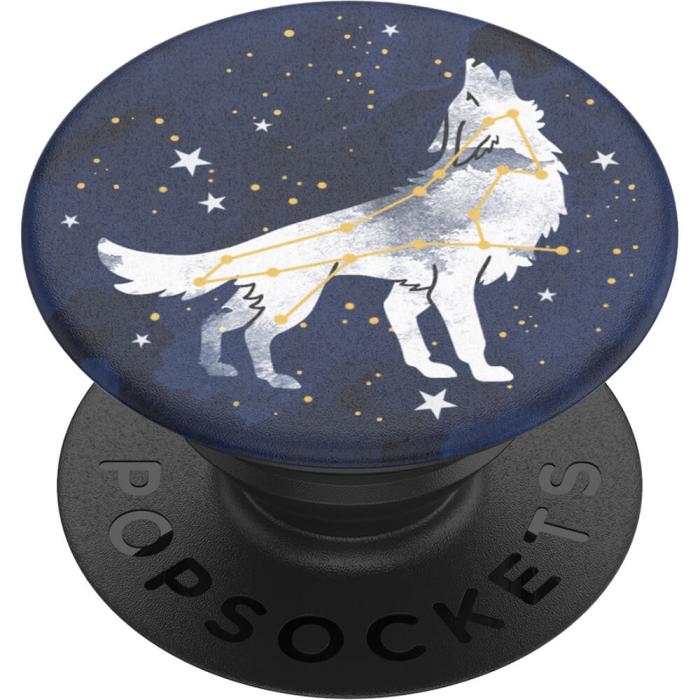 Bild 2, PopSockets Avtagbart Grip med Ställfunktion Sirius Wolf